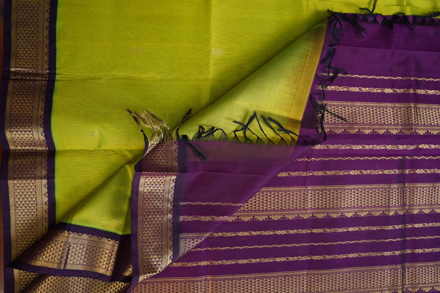 Kanchi Handloom Silk Cotton Saree pc16308
