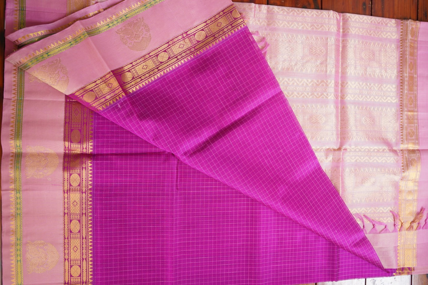 Kanchi Handloom Silk Cotton Saree-PC16329