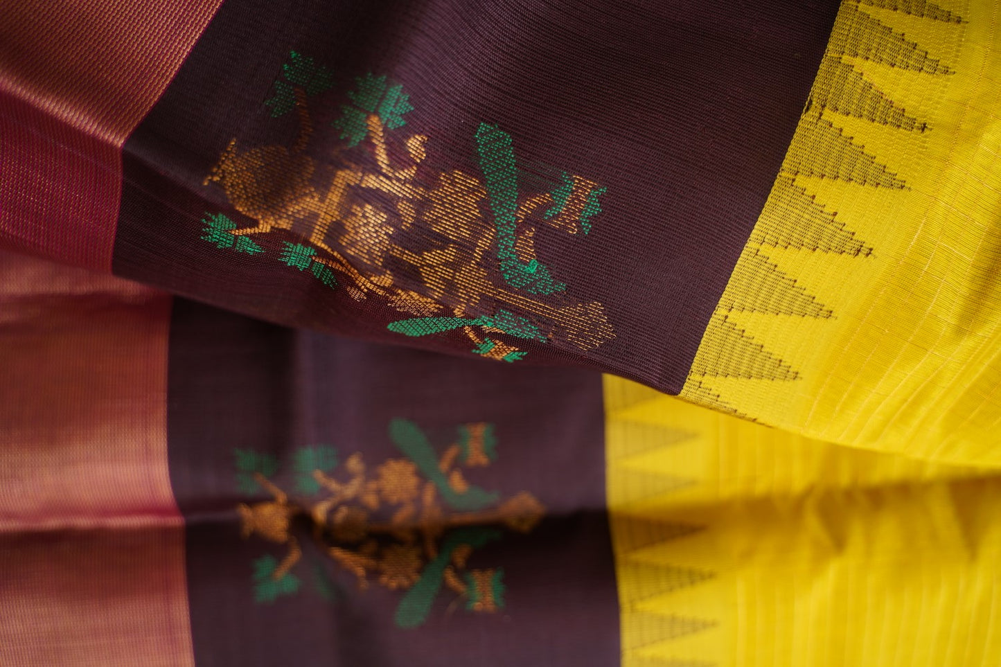 Kanchi Handloom Silk Cotton Saree pc16316