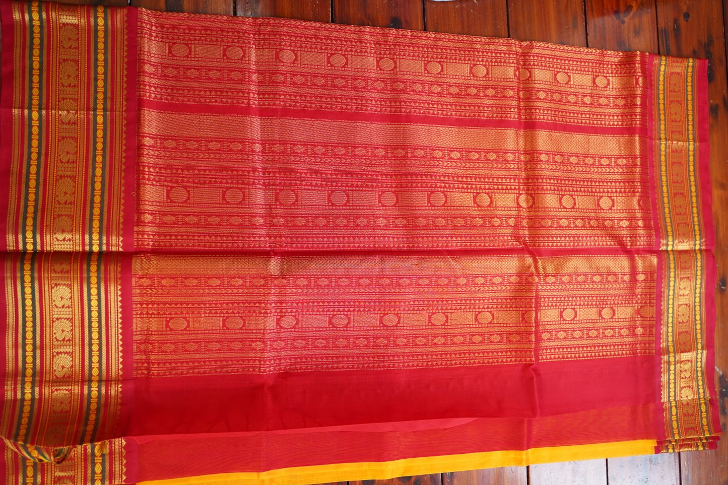 Kanchi Handloom Silk Cotton Saree pc16319