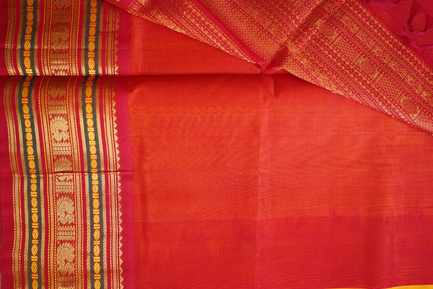 Kanchi Handloom Silk Cotton Saree pc16319