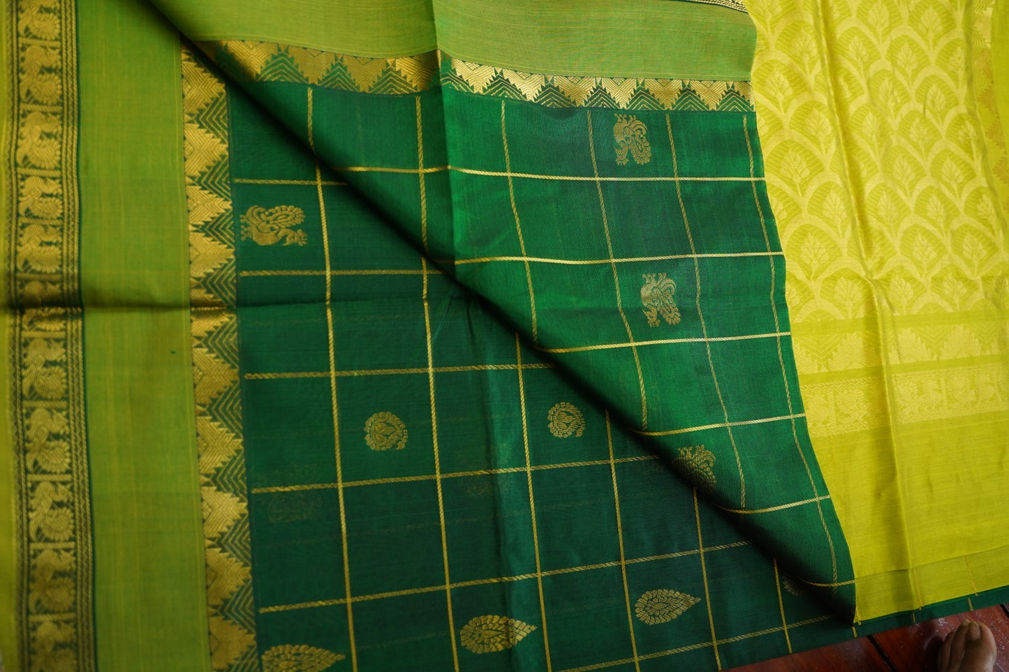 Kanchi Handloom Silk Cotton Saree PC17425