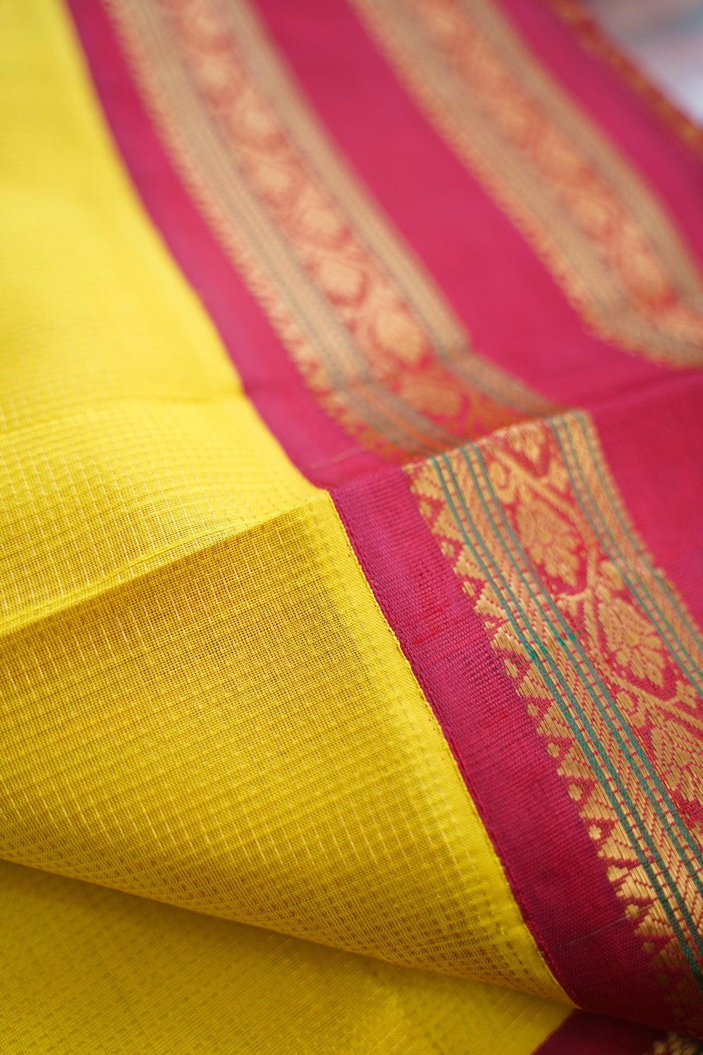 Kanchi Handloom Silk Cotton Saree pc16324