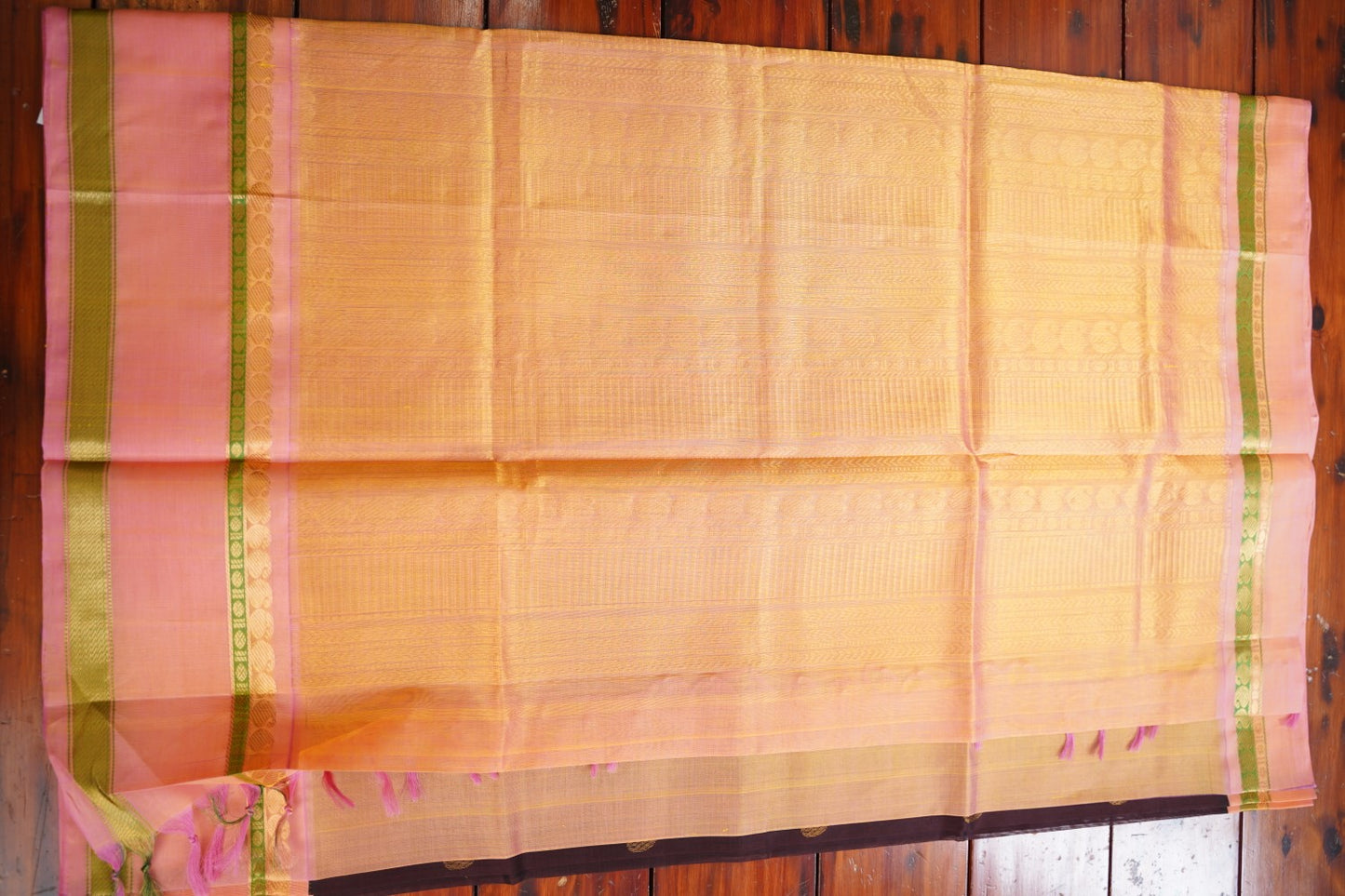 Kanchi Handloom Silk Cotton Saree pc16313