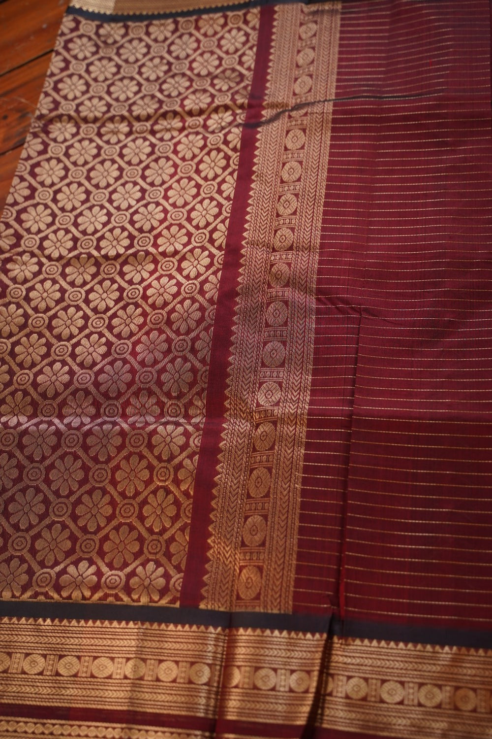 Kanchi Handloom Silk Cotton Saree PC17421