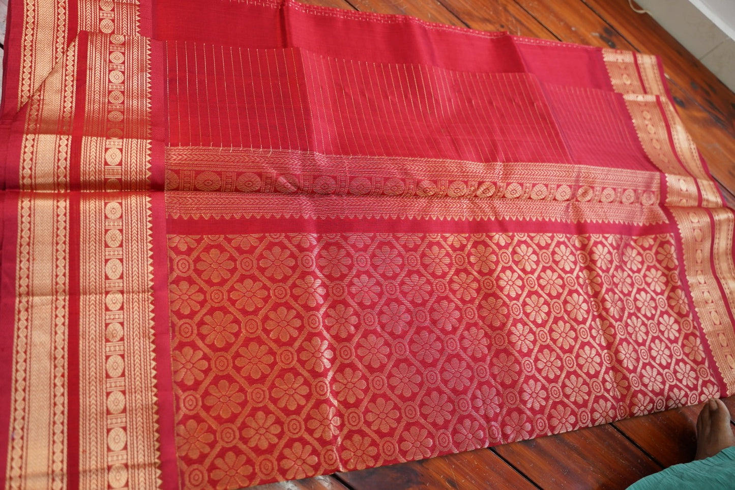 Kanchi Handloom Silk Cotton Saree PC17422