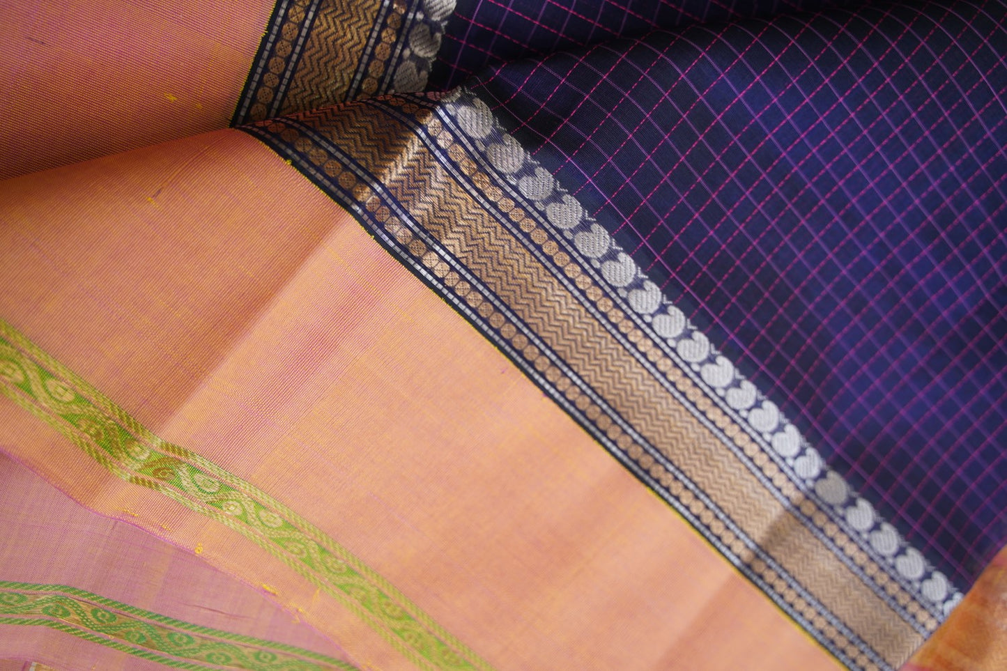 Kanchi Handloom Silk Cotton Saree pc16330