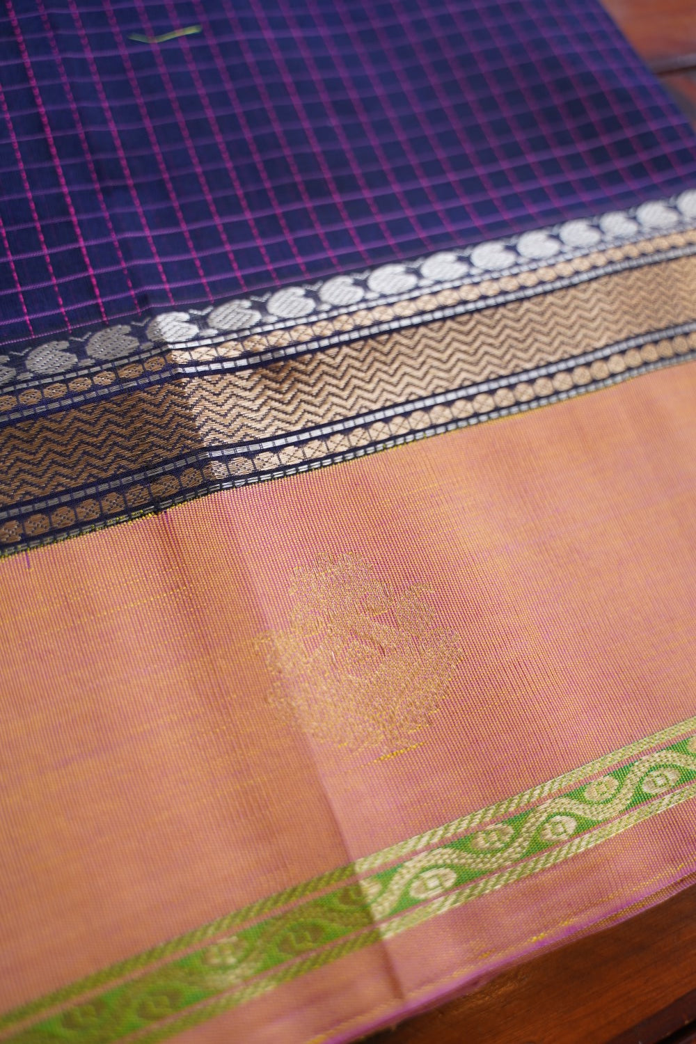 Kanchi Handloom Silk Cotton Saree pc16330