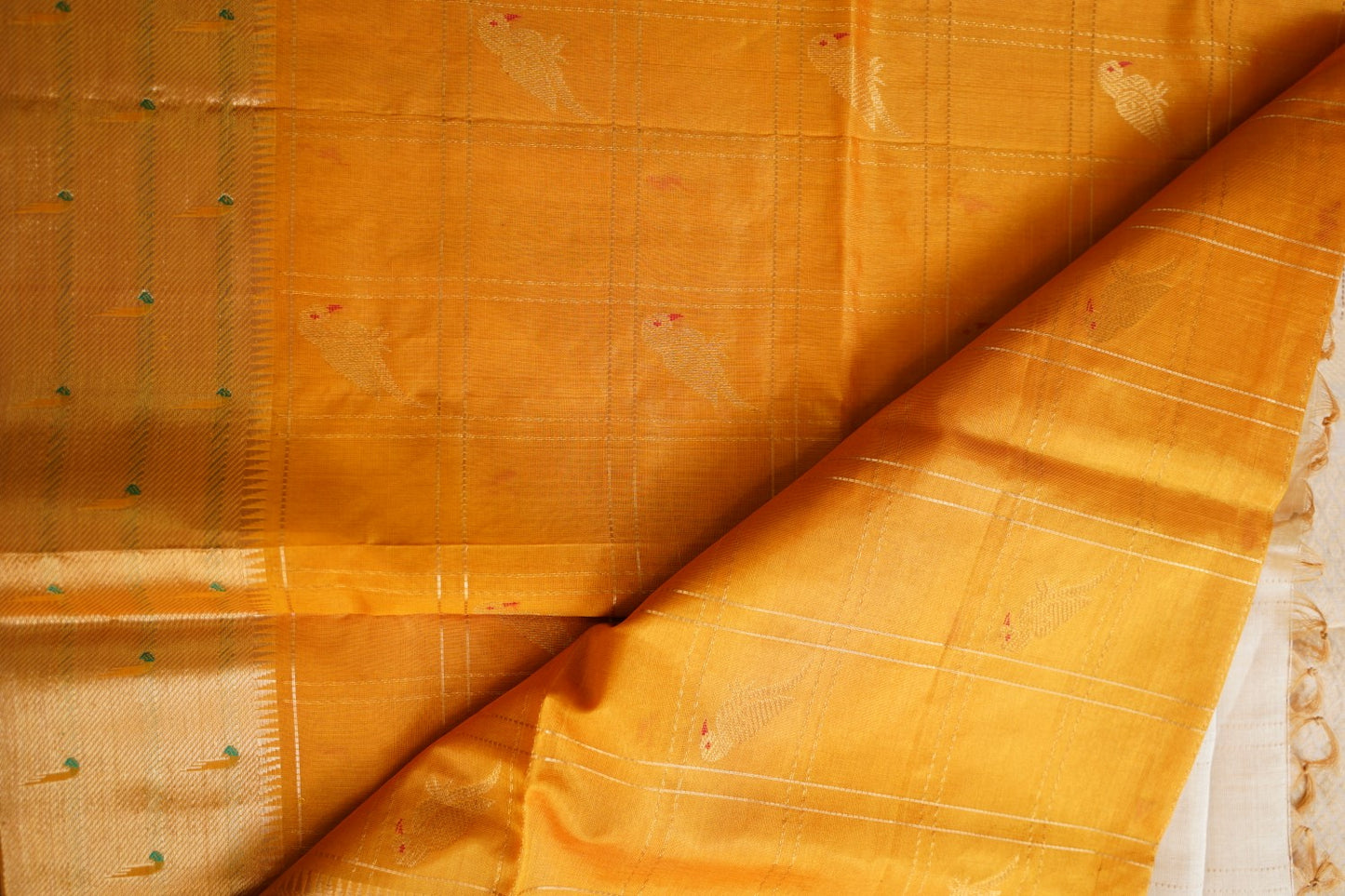 Kanchi Handloom Silk Cotton Saree pc16317