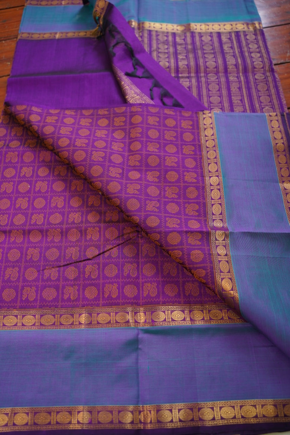 Kanchi Handloom Silk Cotton Saree PC17413