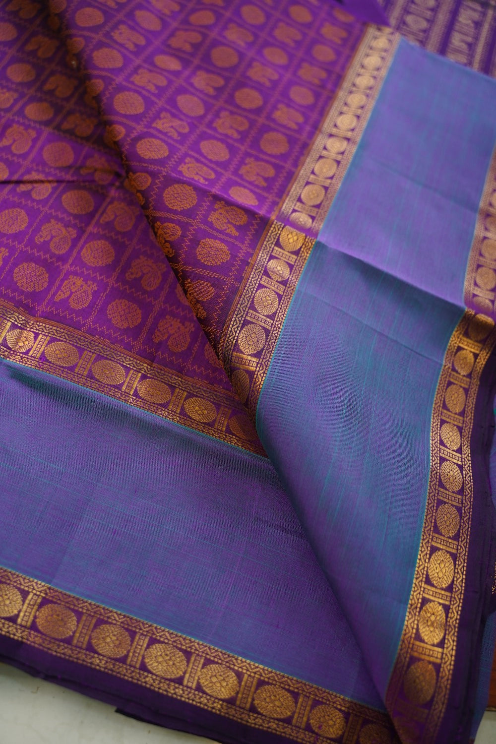 Kanchi Handloom Silk Cotton Saree PC17413