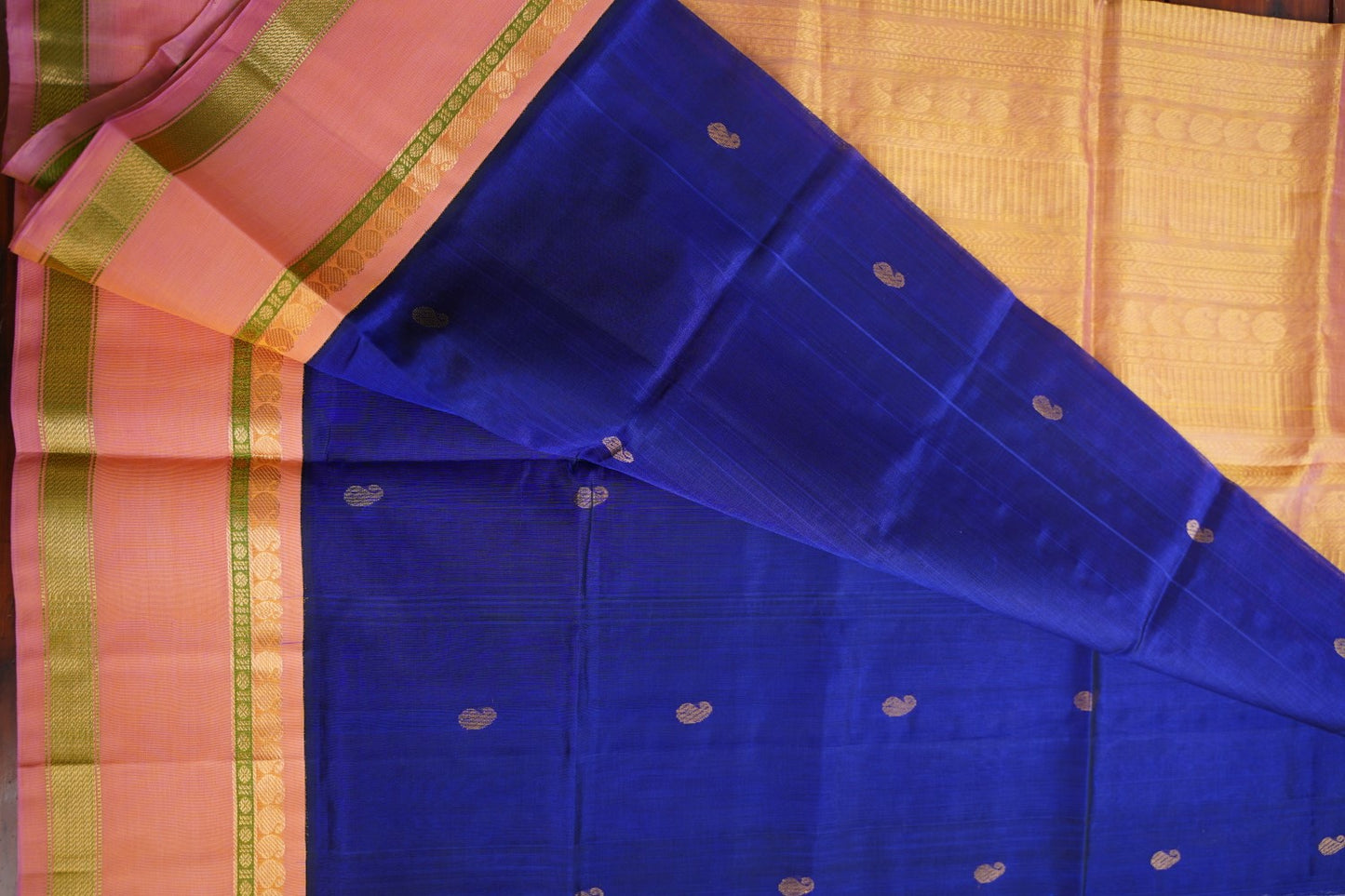 Kanchi Handloom Silk Cotton Saree pc16312