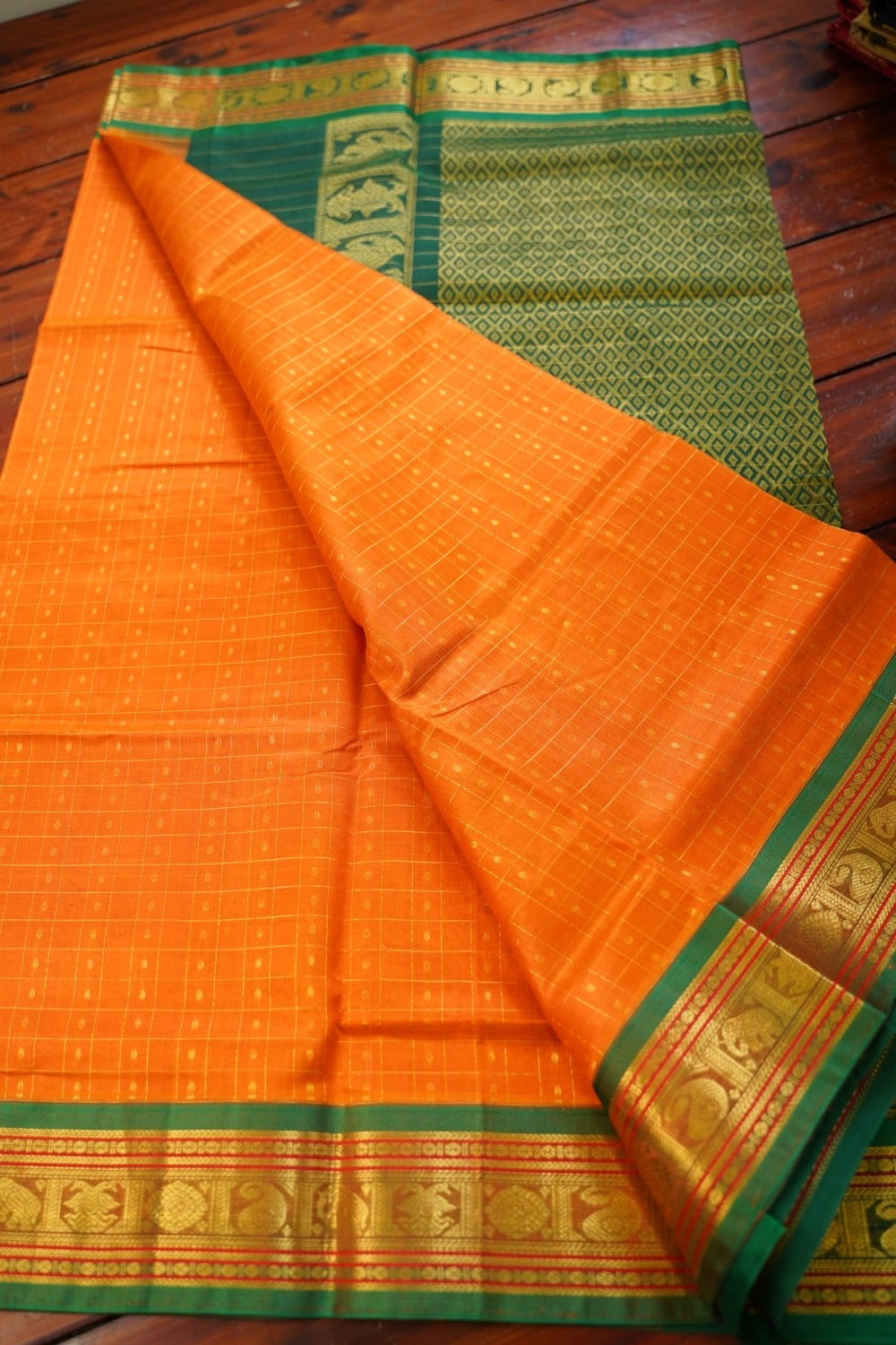 Kanchi Handloom Silk Cotton Saree PC17427
