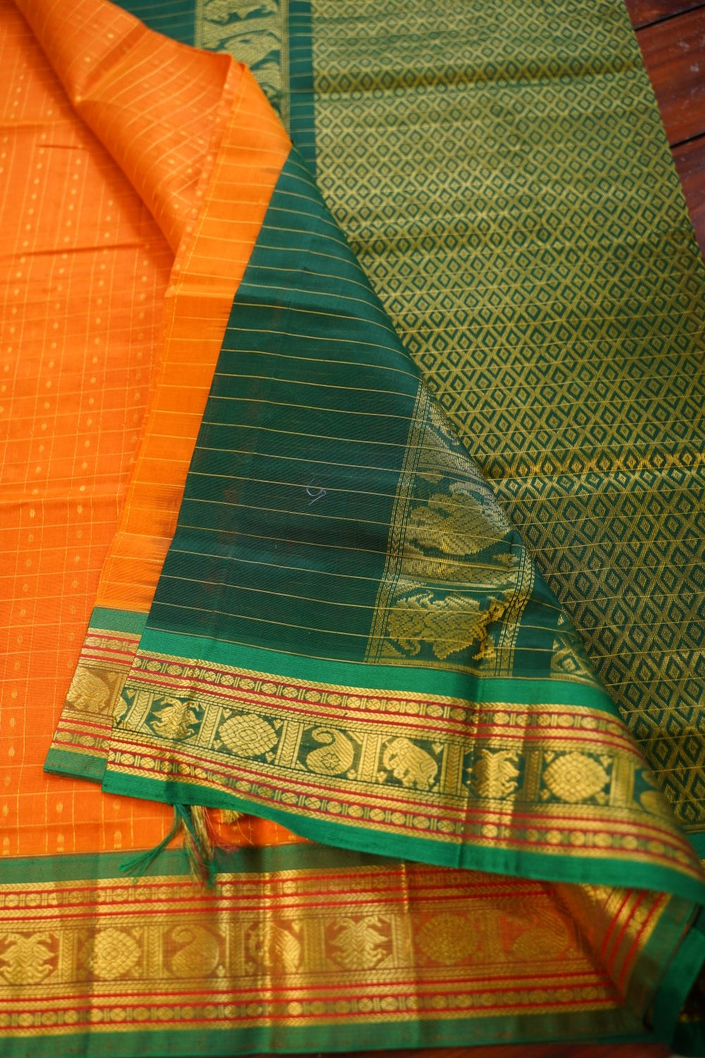 Kanchi Handloom Silk Cotton Saree PC17427