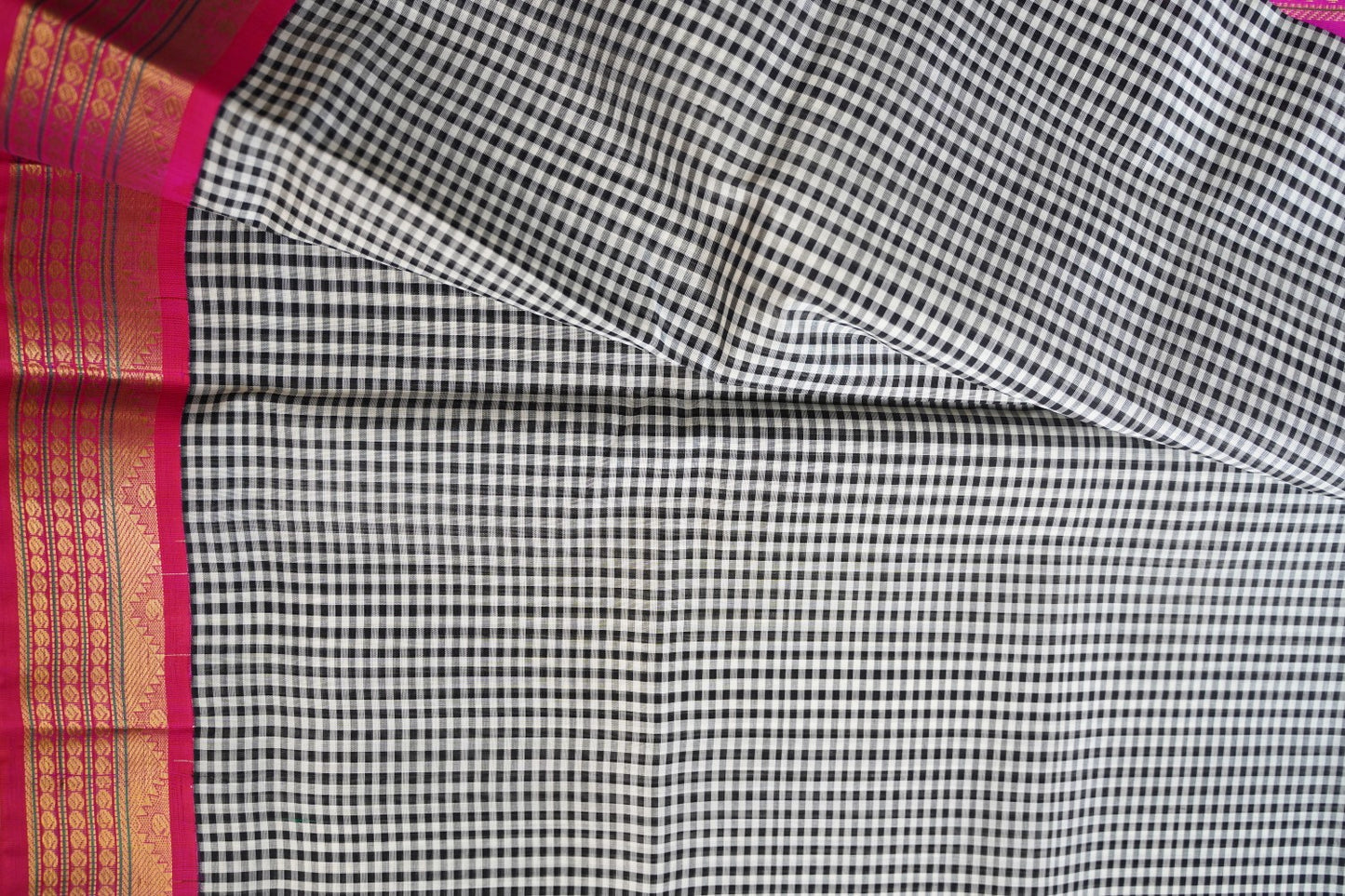 Kanchi Handloom Silk Cotton Saree-PC16306