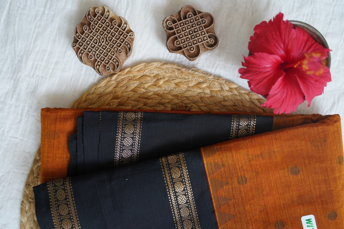 Chettinad handloom Cotton Saree pc16488