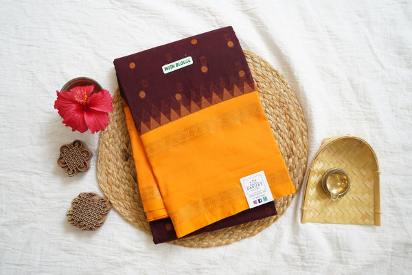 Chettinad handloom Cotton Saree pc16485