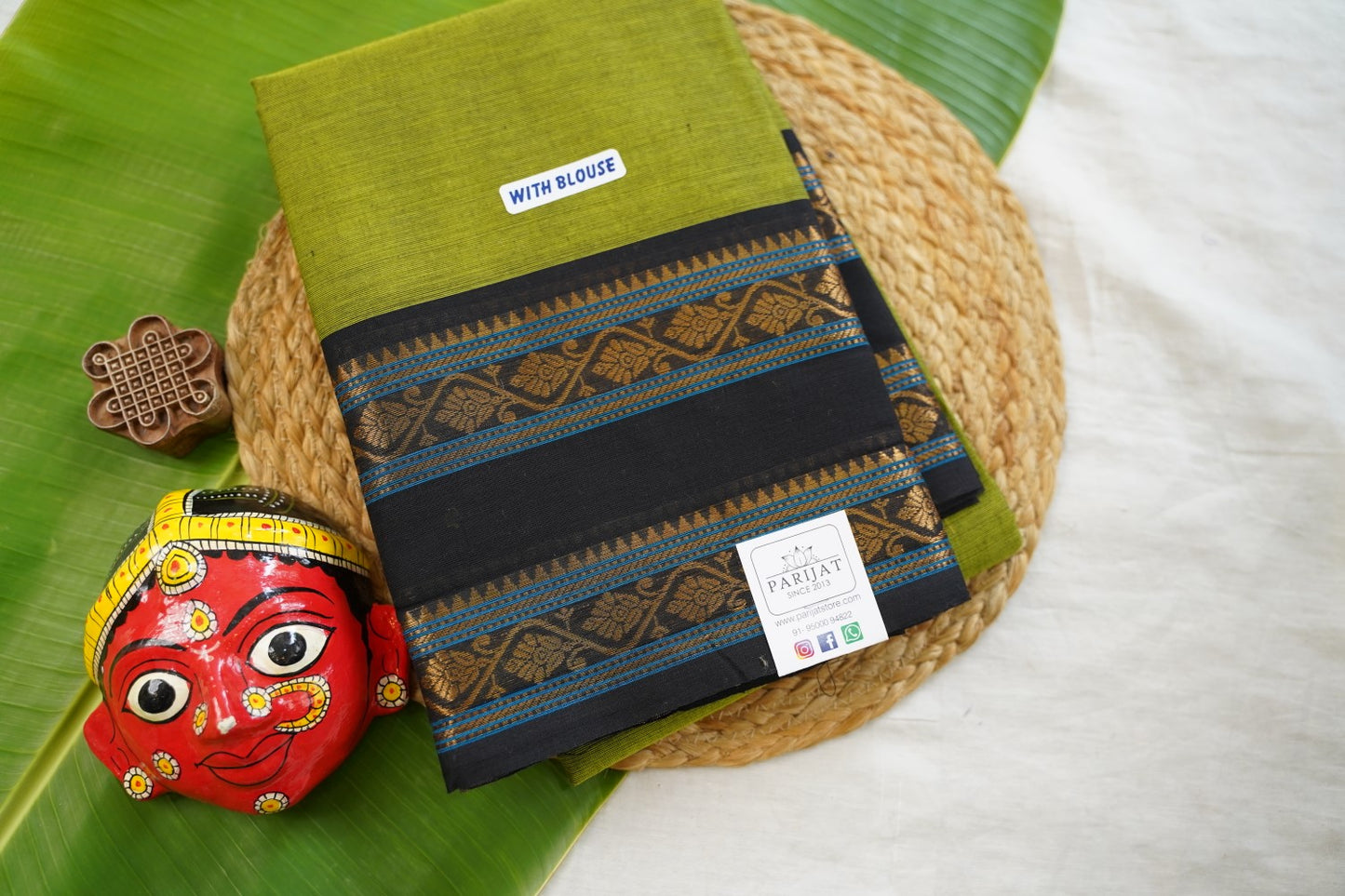 Chettinad handloom Cotton Saree PC17475