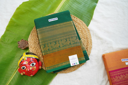 Chettinad handloom Cotton Saree PC17473