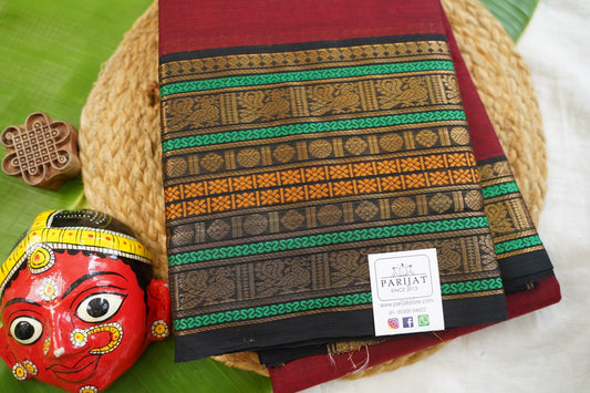 Chettinad handloom Cotton Saree PC17476