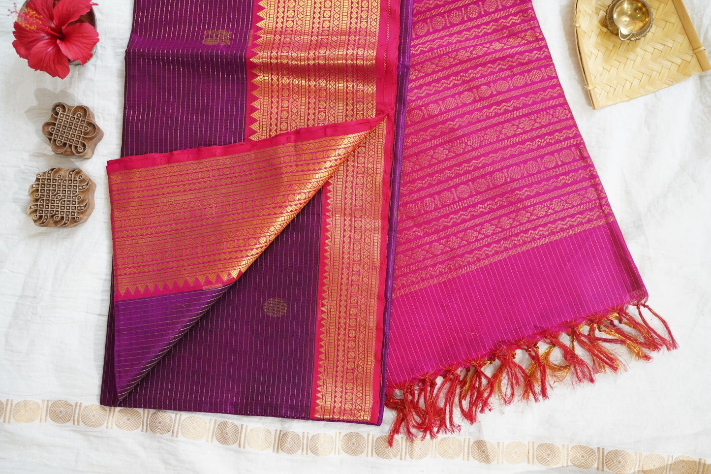 Kanchi Handloom Silk Cotton Saree-PC16505