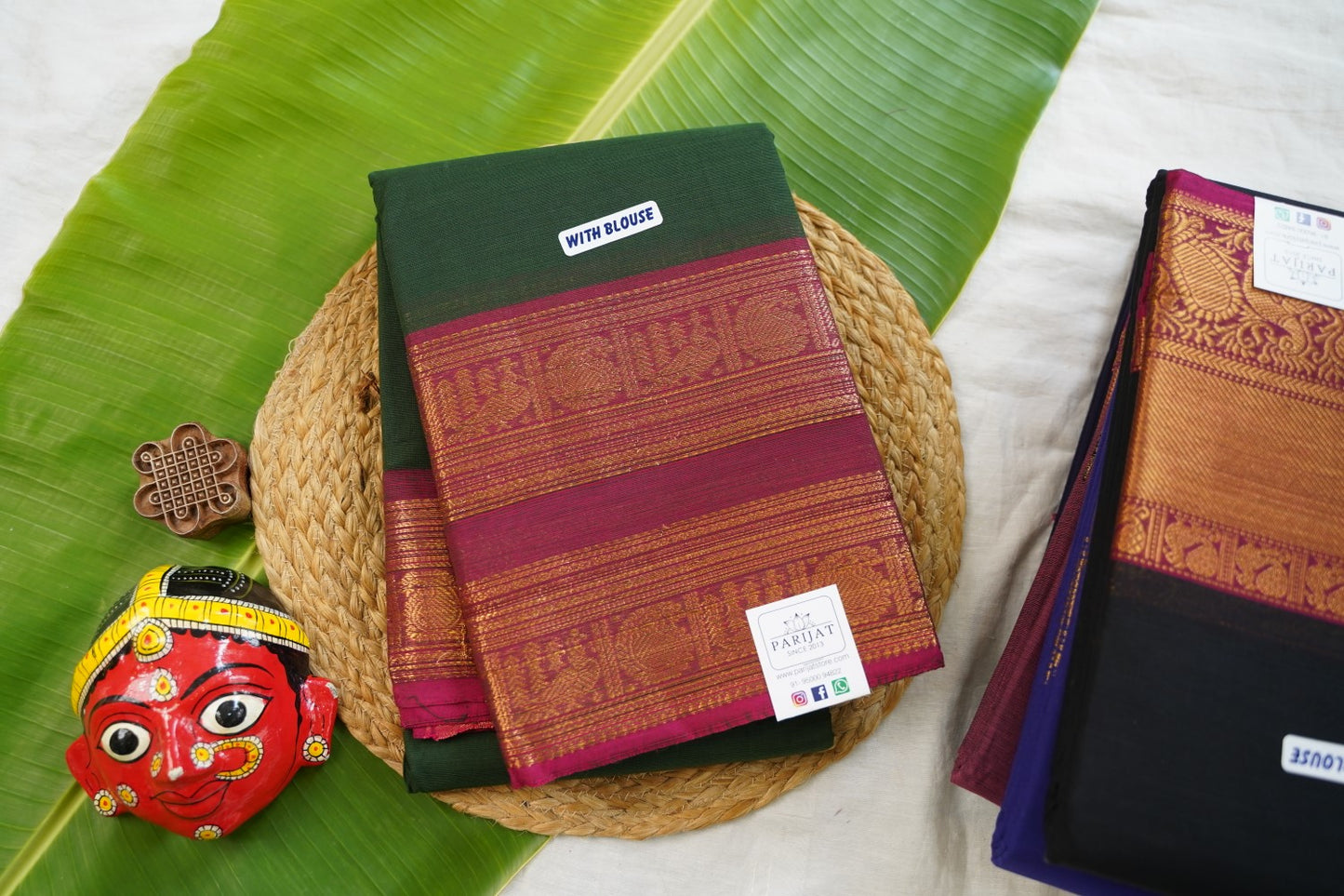Chettinad handloom Cotton Saree PC17467