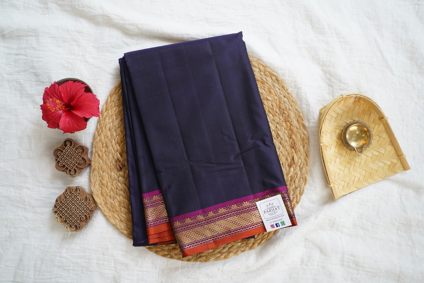 Pure Kanchi Silk Saree Pc16369