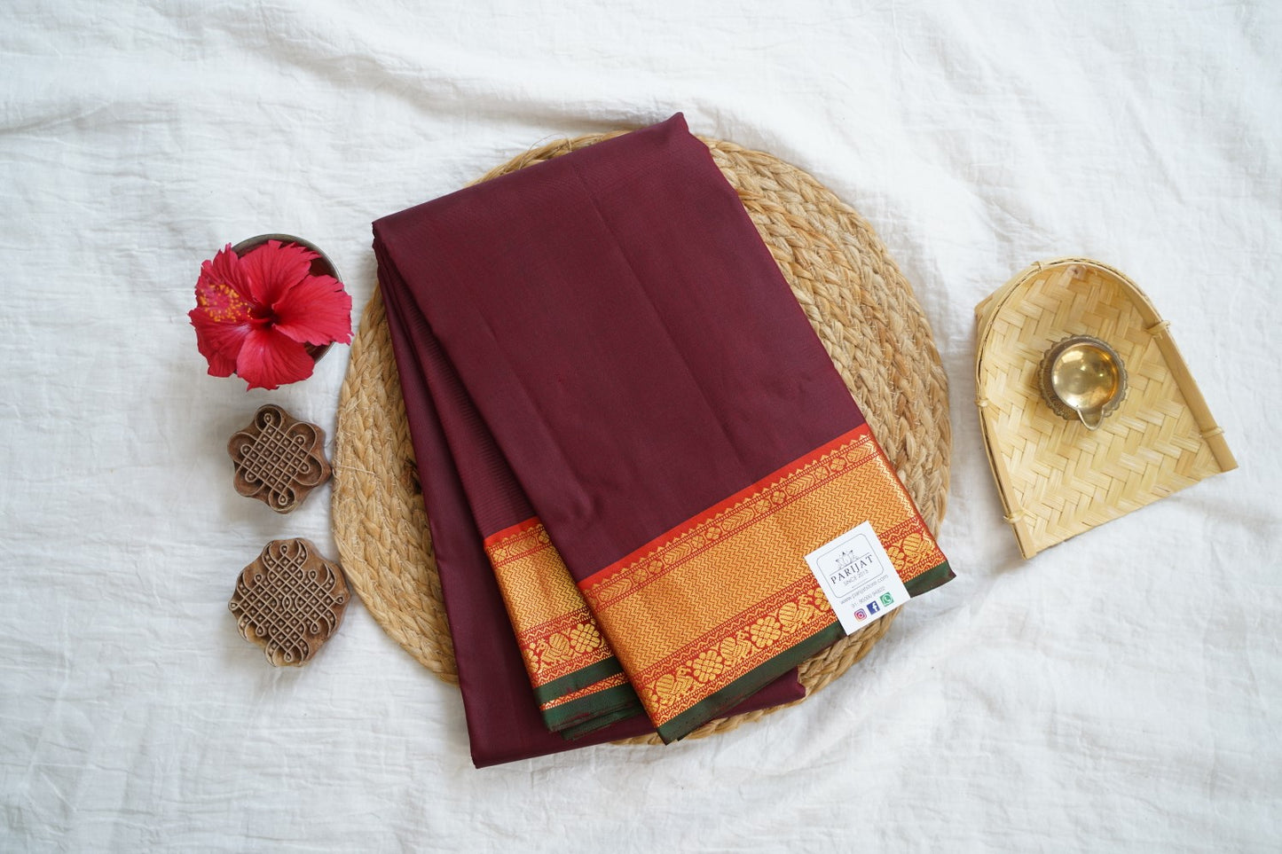 Pure Kanchi Silk Saree Pc16370