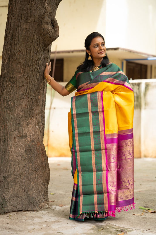 Pure Kanchi Silk Saree PC10000 -MADHURI