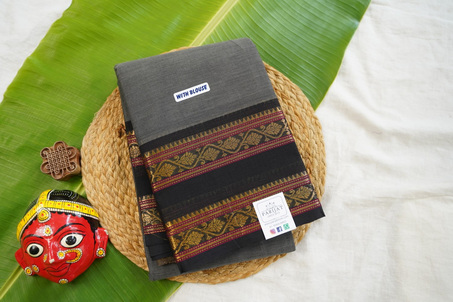 Chettinad handloom Cotton Saree PC17470