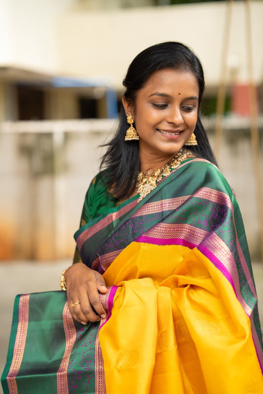 Pure Kanchi Silk Saree PC10000 -MADHURI
