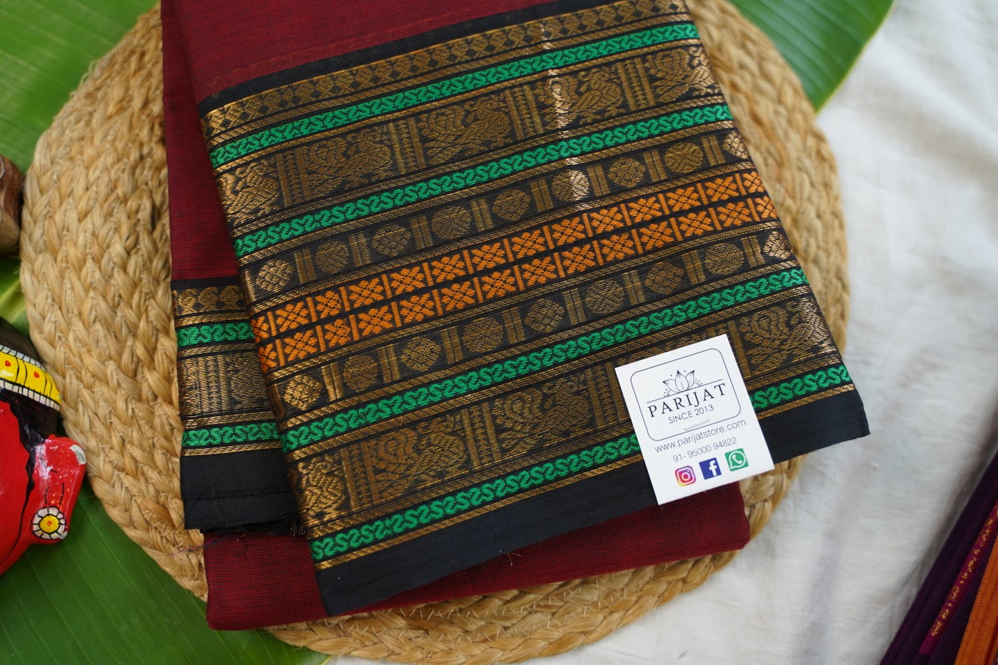 Chettinad handloom Cotton Saree PC17448