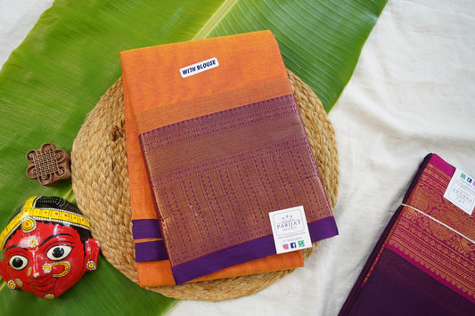 Chettinad handloom Cotton Saree PC17451