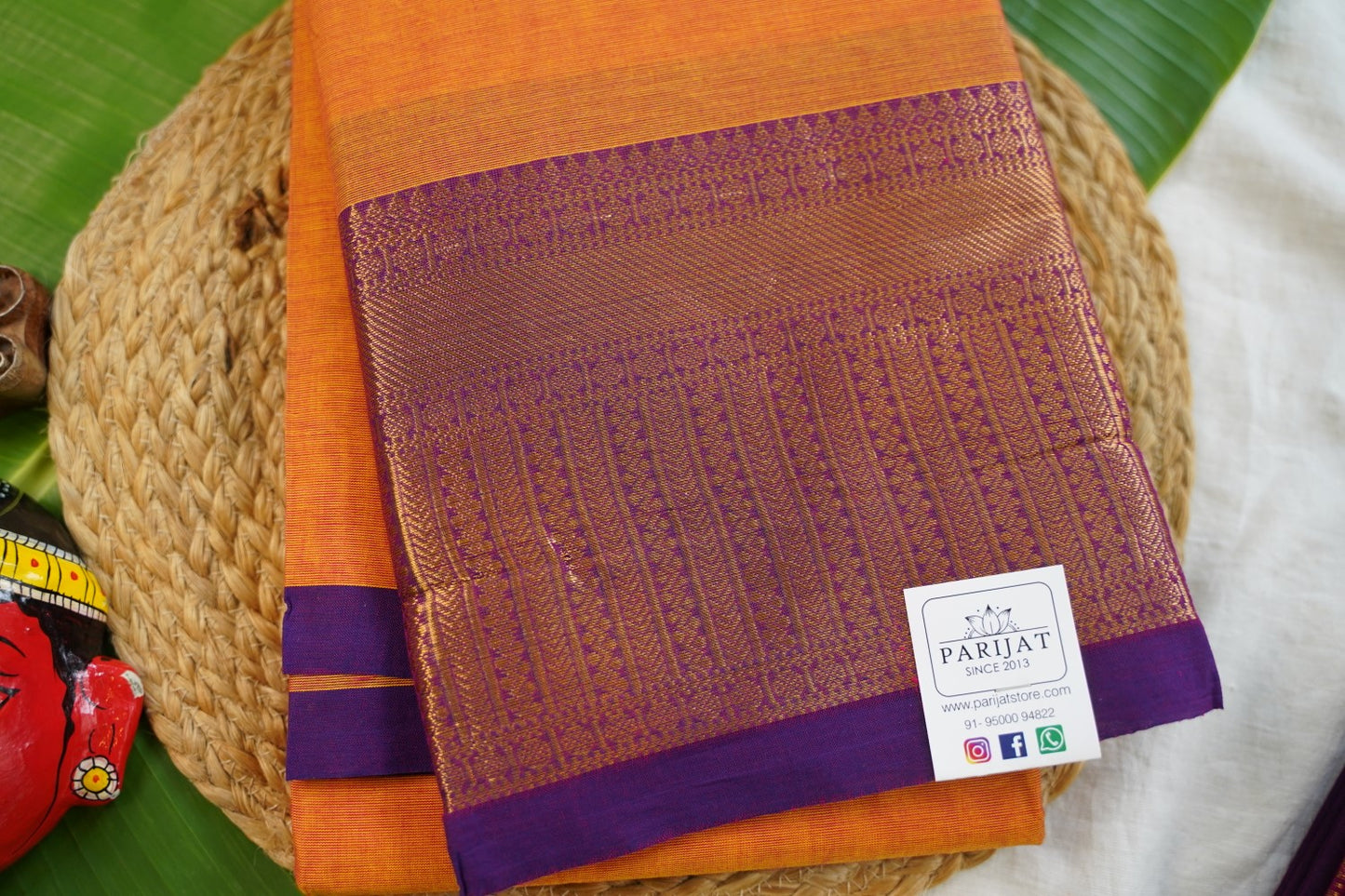 Chettinad handloom Cotton Saree PC17451