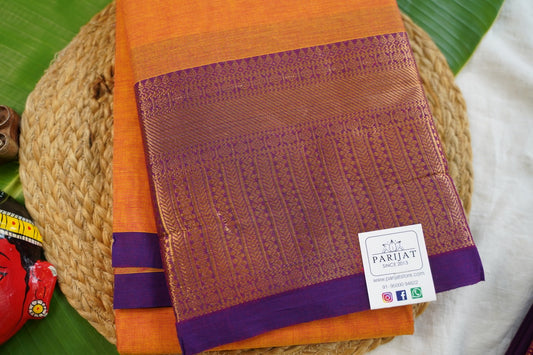 Chettinad handloom Cotton Saree PC17451