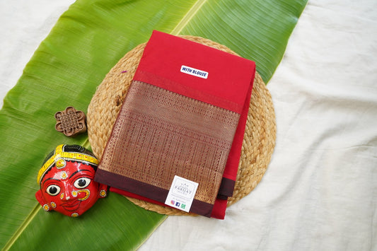 Chettinad handloom Cotton Saree PC17452