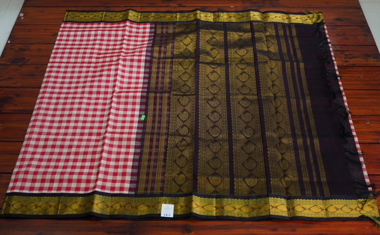 Kanchi Handloom Silk Cotton Saree PC14910