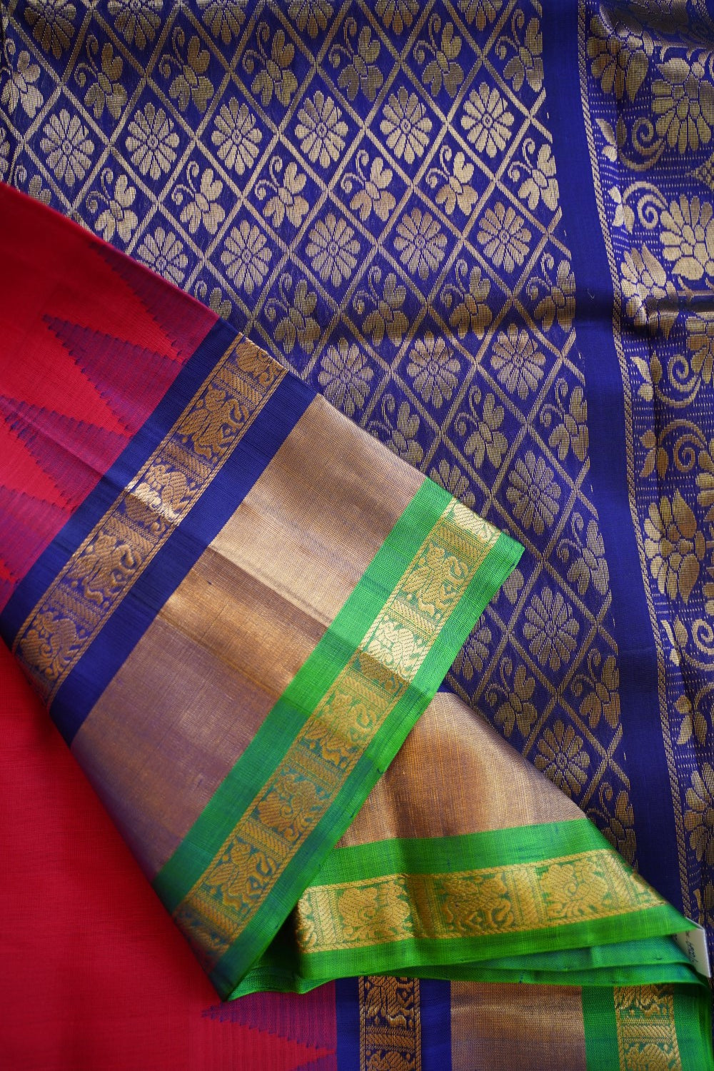 Kanchi Handloom Silk Cotton Saree PC12055