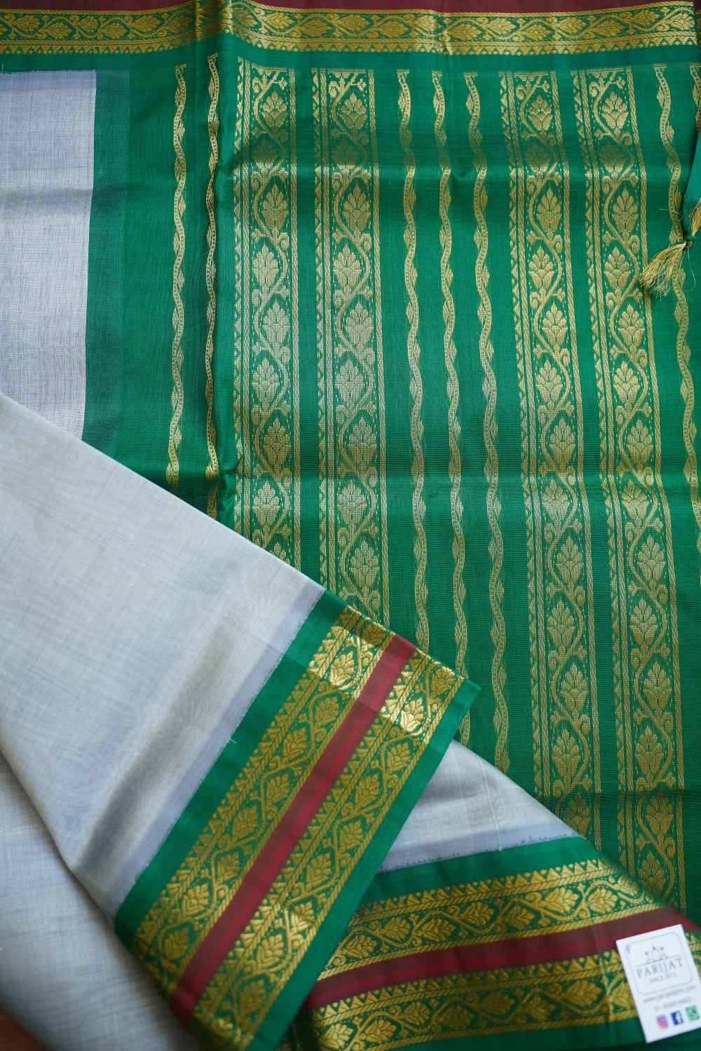 Kanchi Handloom Silk Cotton Saree PC12051