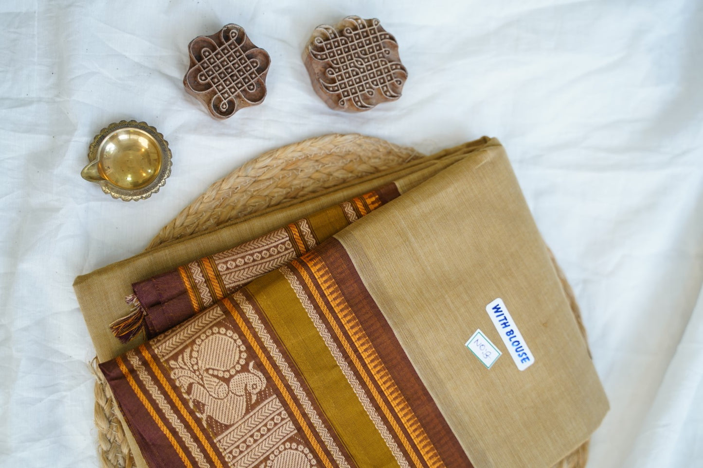 Chettinad handloom Cotton Saree PC15011