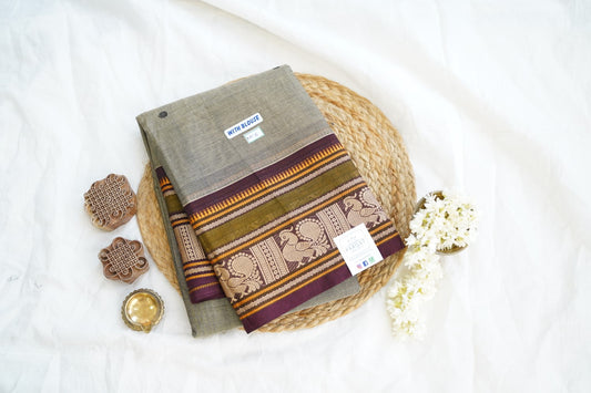 Chettinad handloom Cotton Saree PC14992