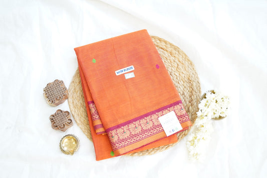 Chettinad handloom Cotton Saree PC14993