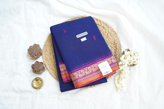 Chettinad handloom Cotton Saree PC14941