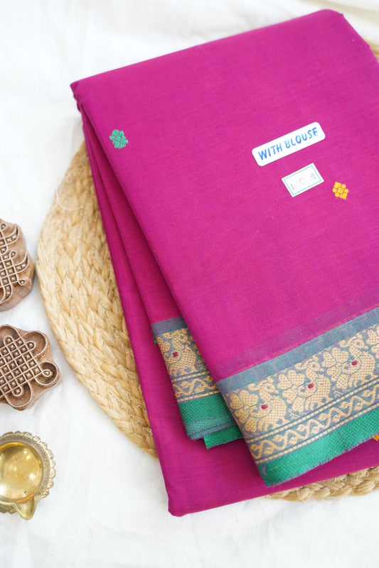 Chettinad handloom Cotton Saree PC14947
