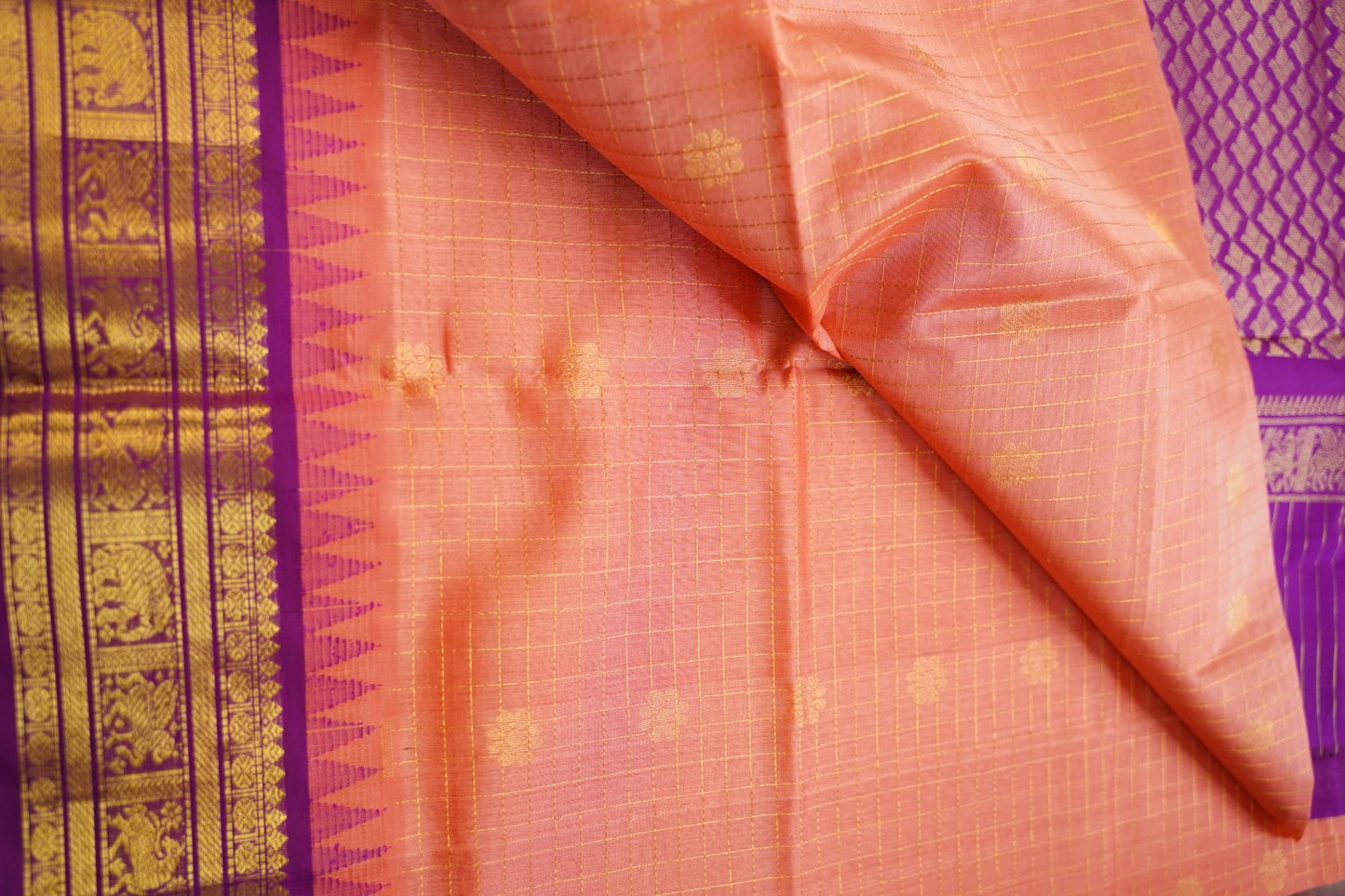 Kanchi Handloom Silk Cotton Saree PC17420