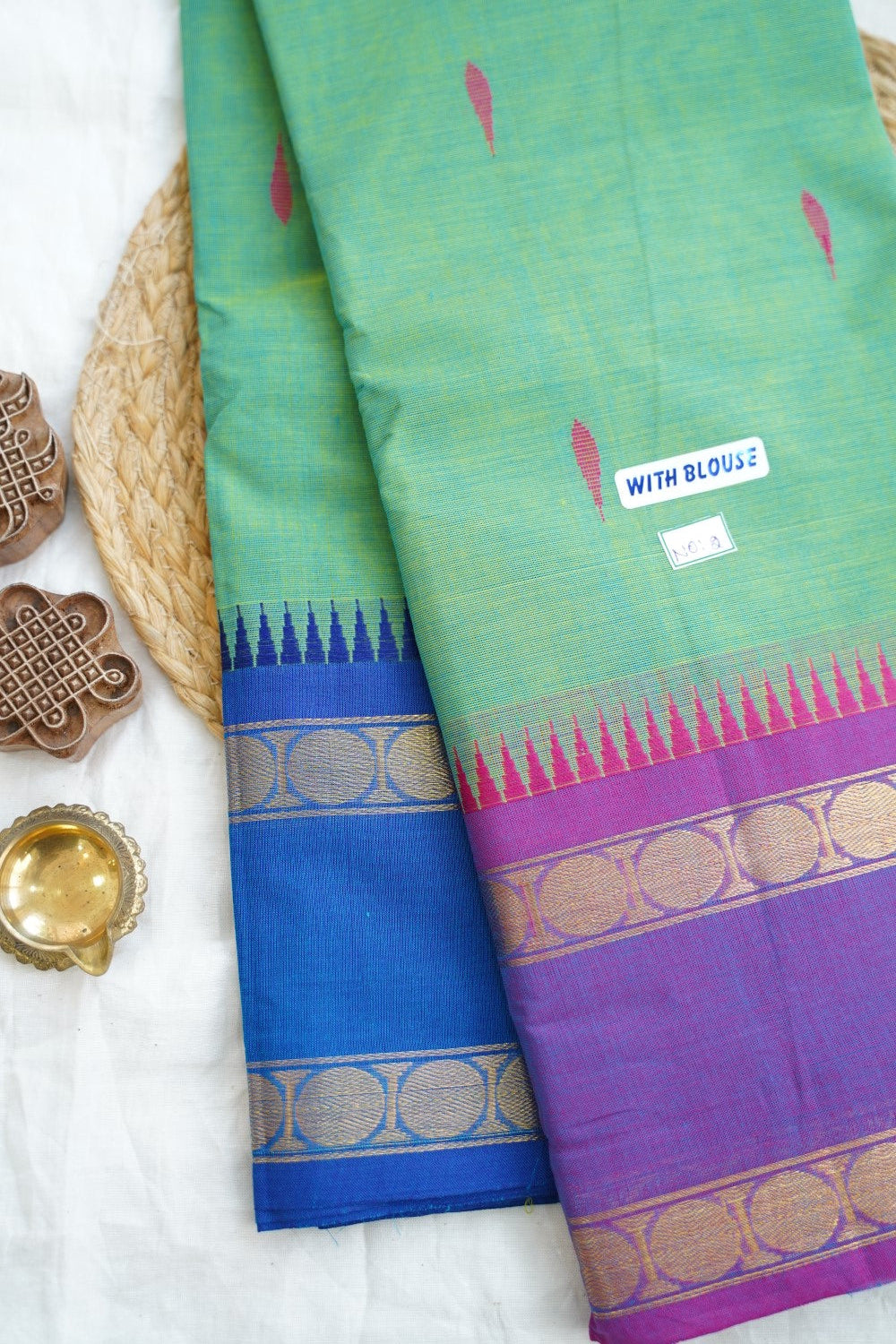 Kanchi  Silk Cotton Saree  PC12098