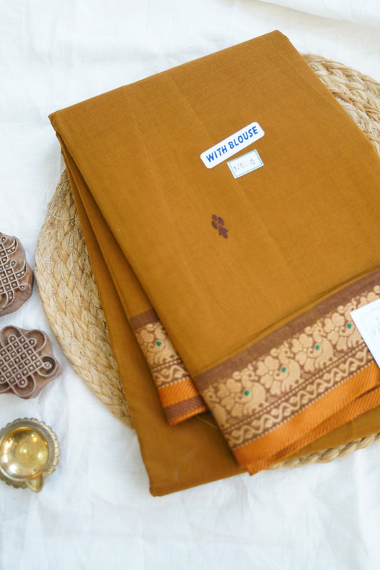 Chettinad handloom Cotton Saree PC14944