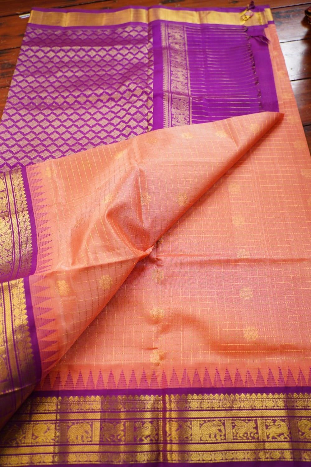 Kanchi Handloom Silk Cotton Saree PC17420