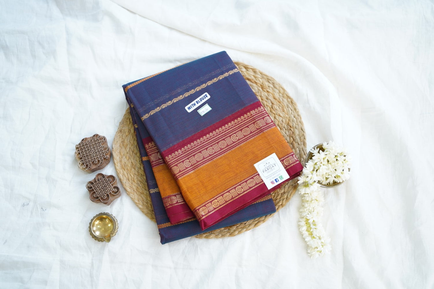 Chettinad handloom Cotton Saree PC15025