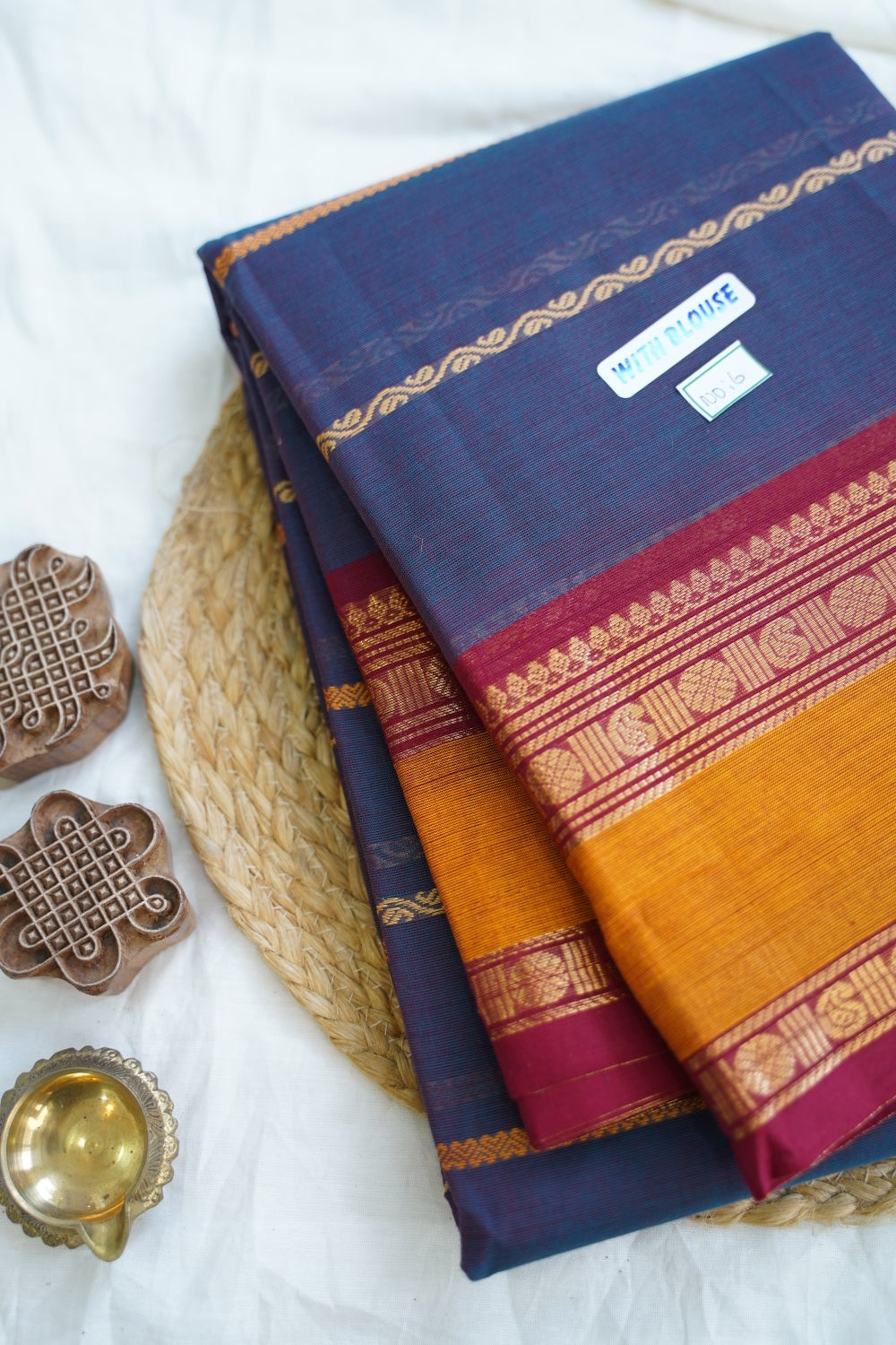 Chettinad handloom Cotton Saree PC15025